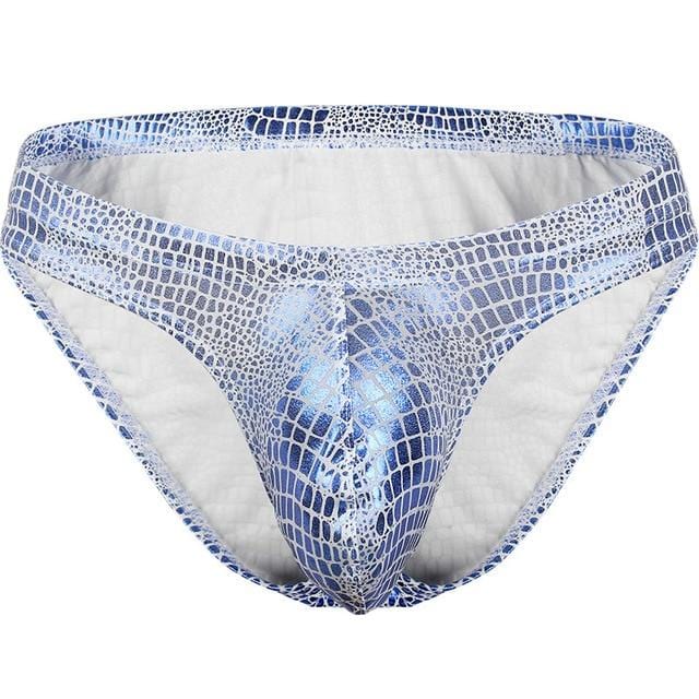 Snakeskin Bikini Briefs | dmunderwear detail image 3