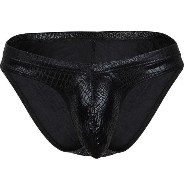 Snakeskin Bikini Briefs | dmunderwear detail image 9