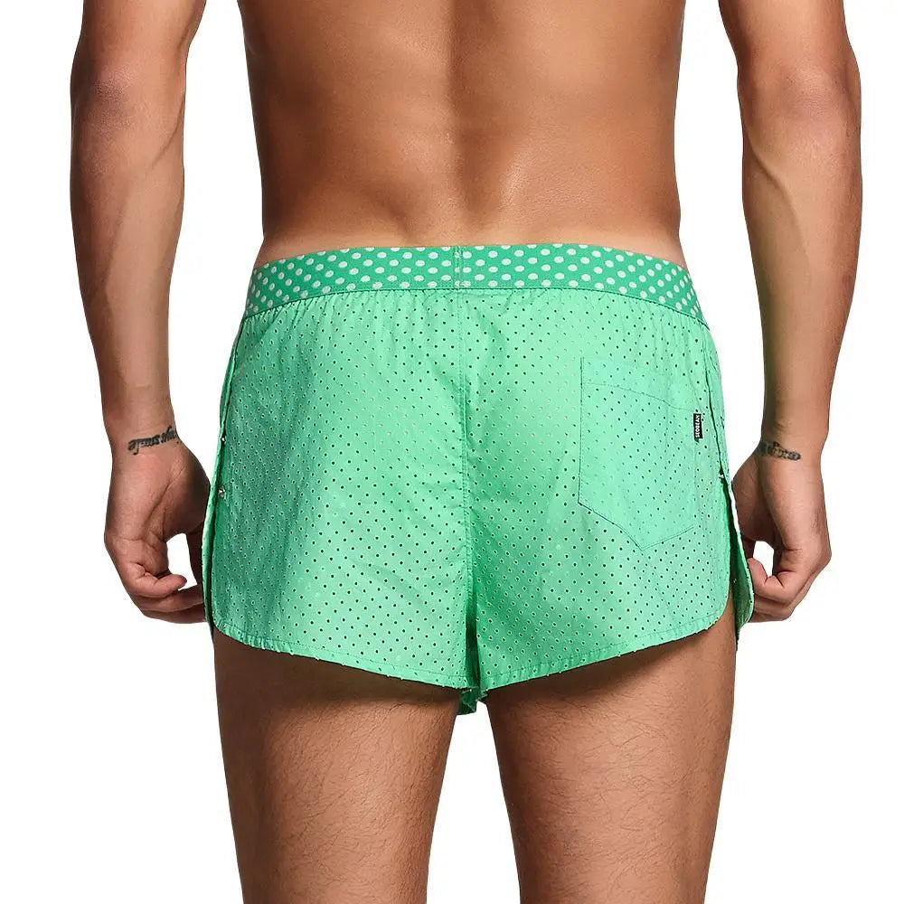Snap Button Mesh Shorts | dmunderwear detail image 16