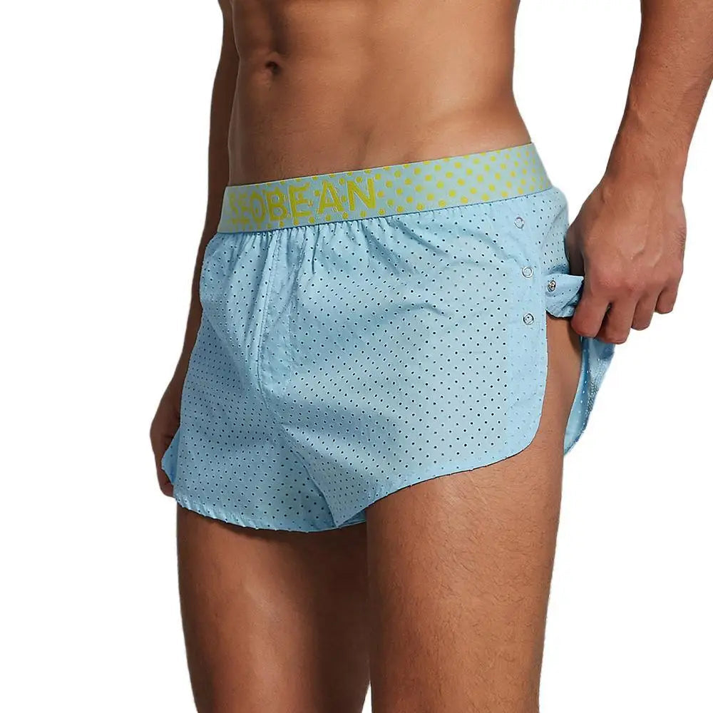 Snap Button Mesh Shorts | dmunderwear detail image 6