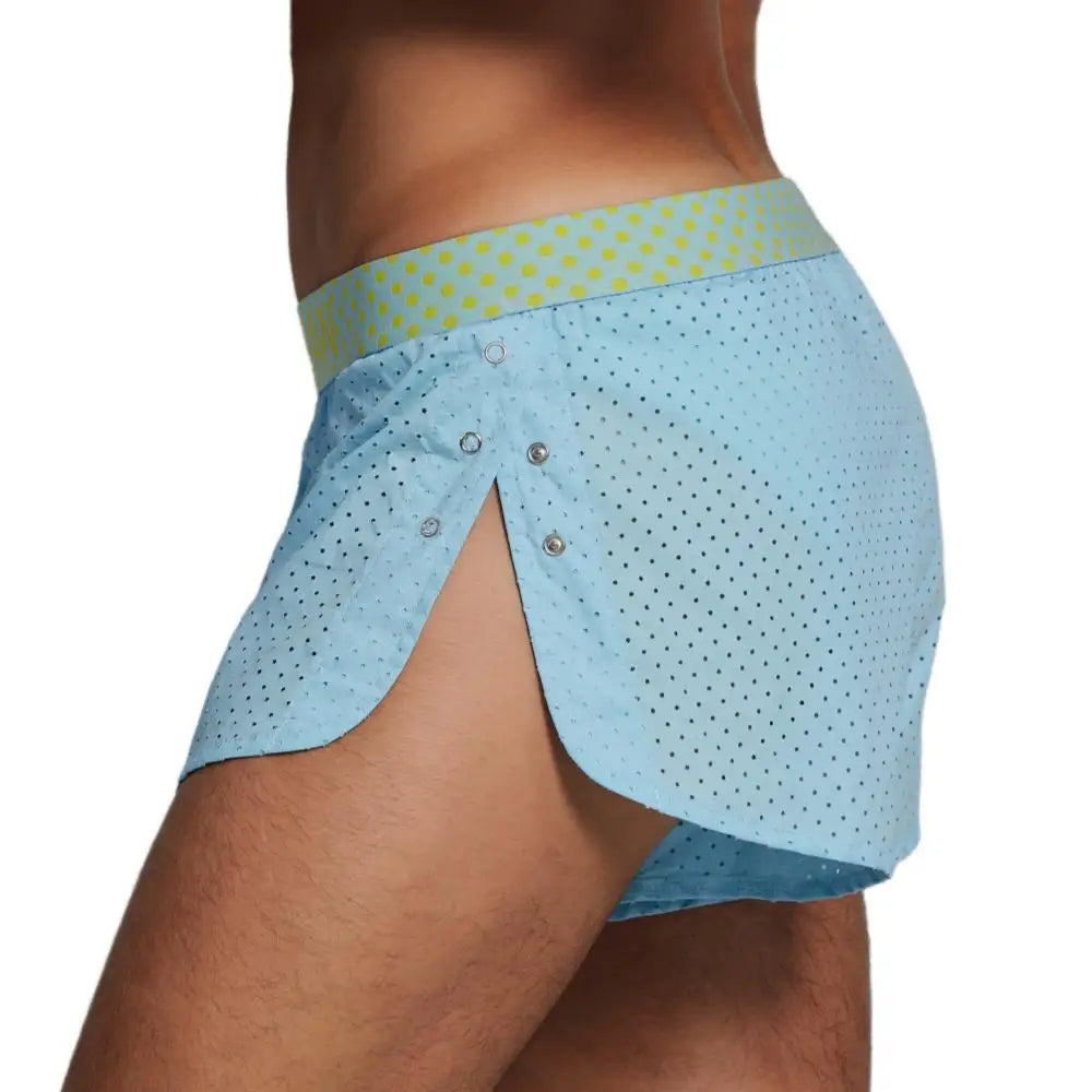 Snap Button Mesh Shorts | dmunderwear detail image 9