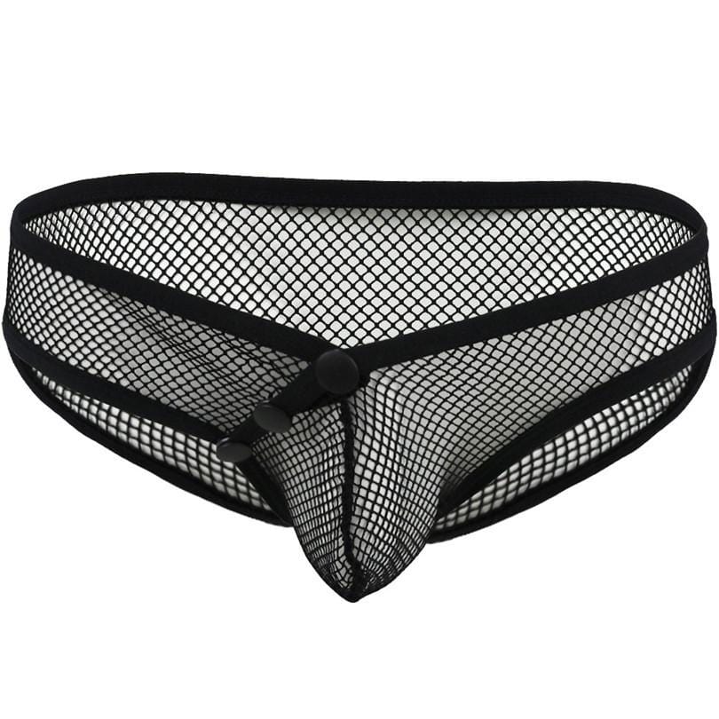Snap Fishnet Briefs | dmunderwear