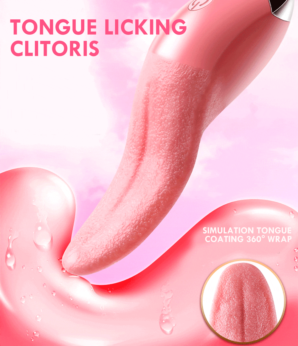 Soft Tongue Licking Vibrator | dmunderwear detail image 3