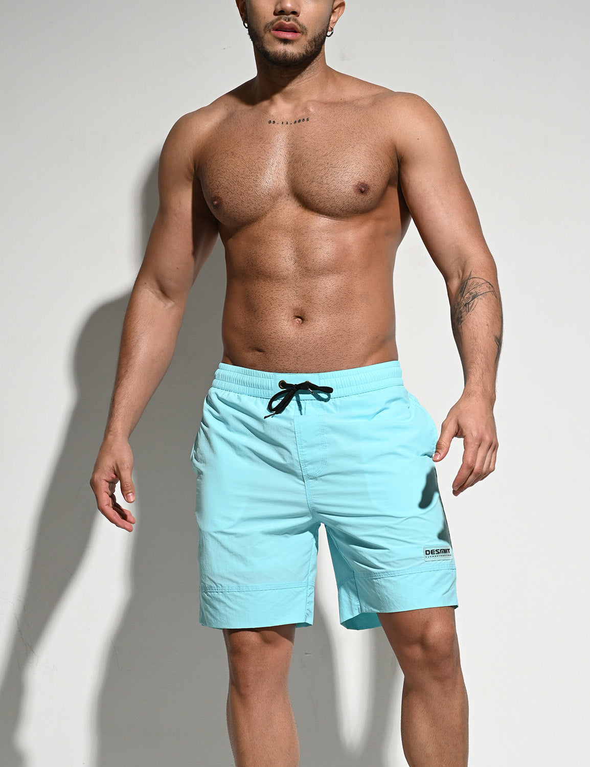 Solid Beach Surf Swim Shorts B5115 | dmunderwear detail image 6