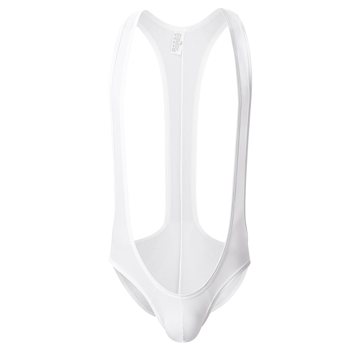 ORVLS Solid Open Chest Brief Singlet | dmunderwear detail image 5