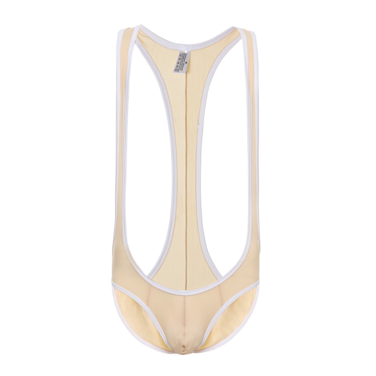 ORVLS Solid Open Chest Brief Singlet | dmunderwear detail image 9