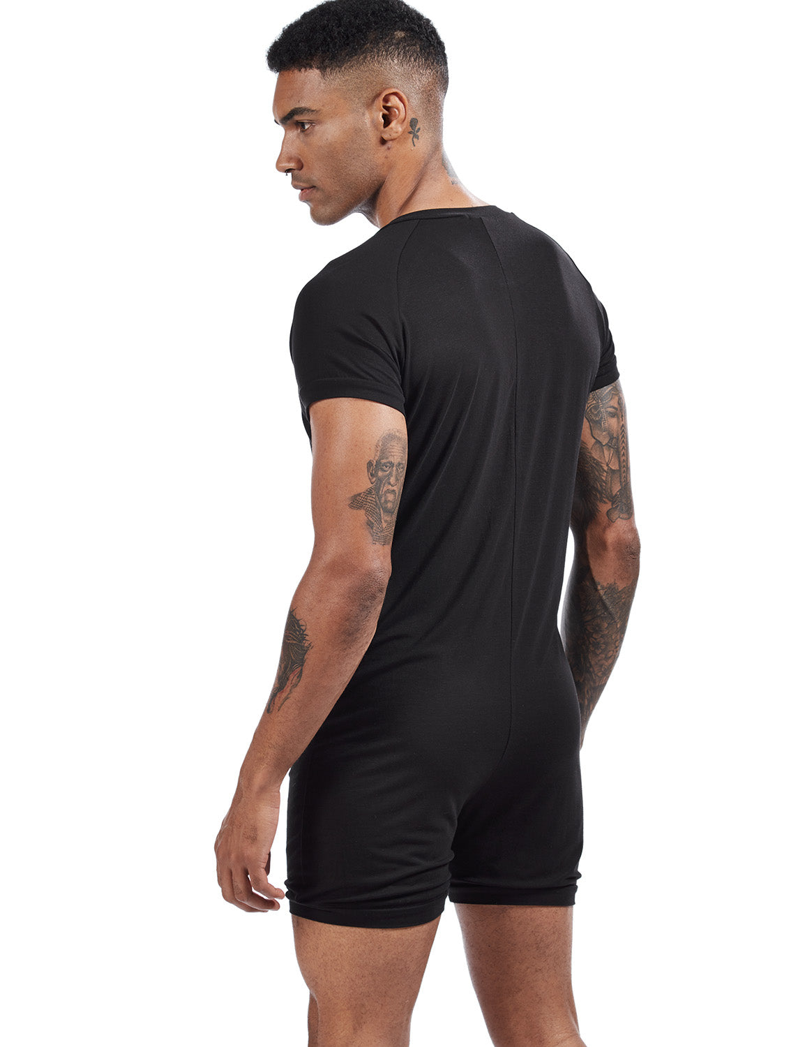 Solid Soft Union Suit 9703 | dmunderwear detail image 12