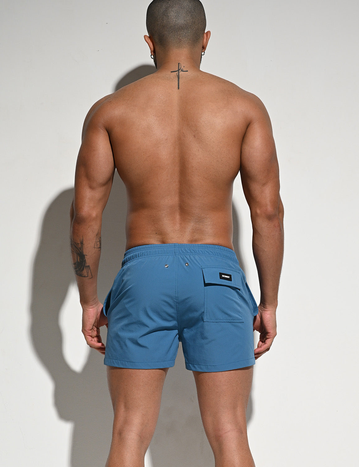 Solid Sport Swim Shorts B2101 | dmunderwear detail image 2