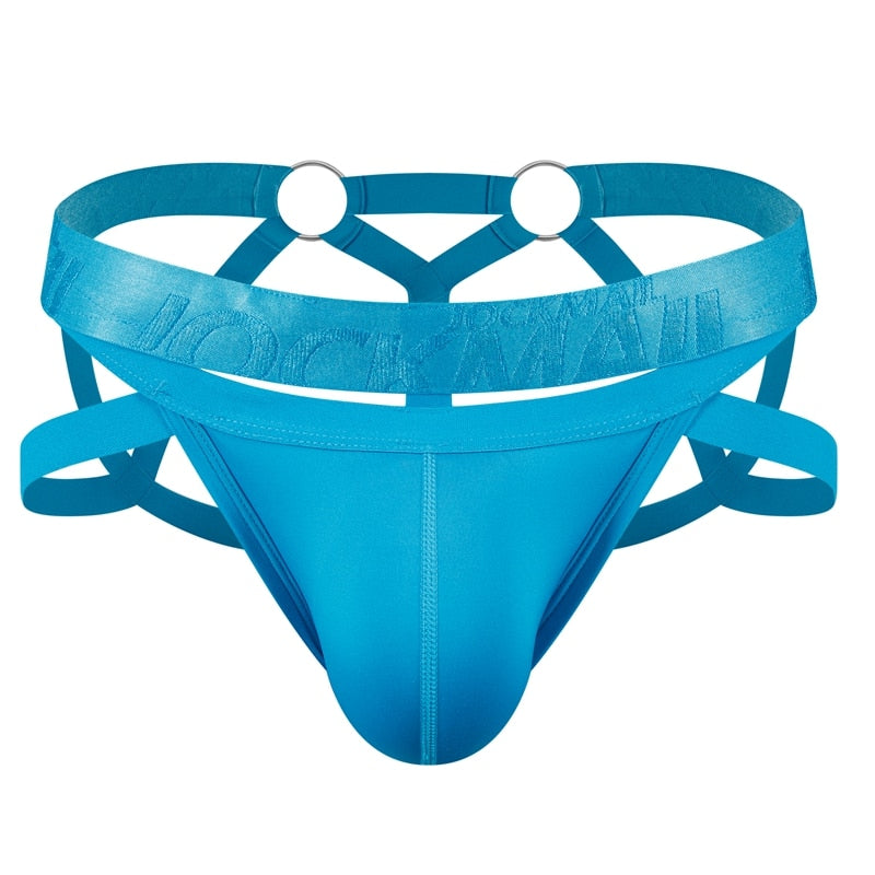 Spectrum Strapped Jock Thong (10 Colors) | dmunderwear