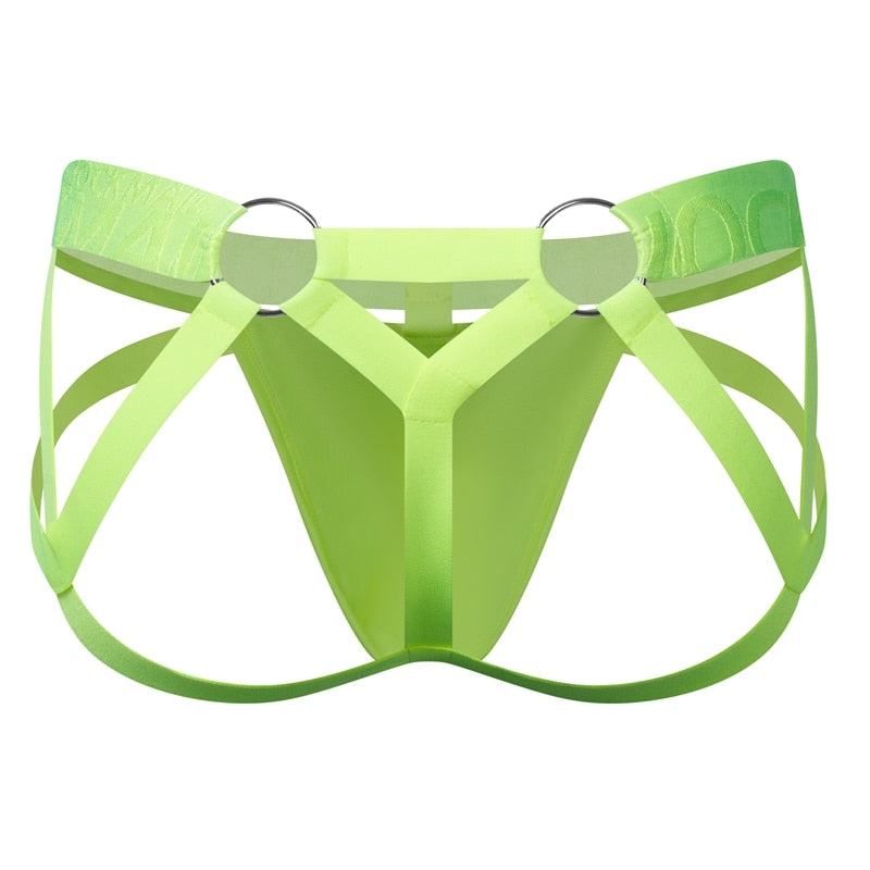 Spectrum Strapped Jock Thong (10 Colors) | dmunderwear detail image 14