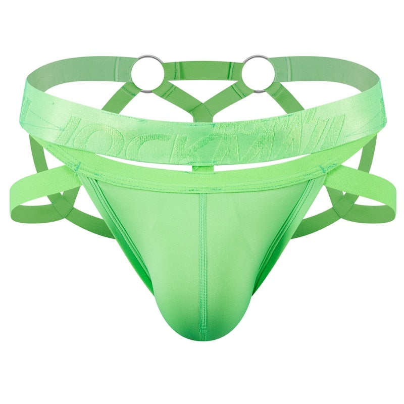 Spectrum Strapped Jock Thong (10 Colors) | dmunderwear detail image 17