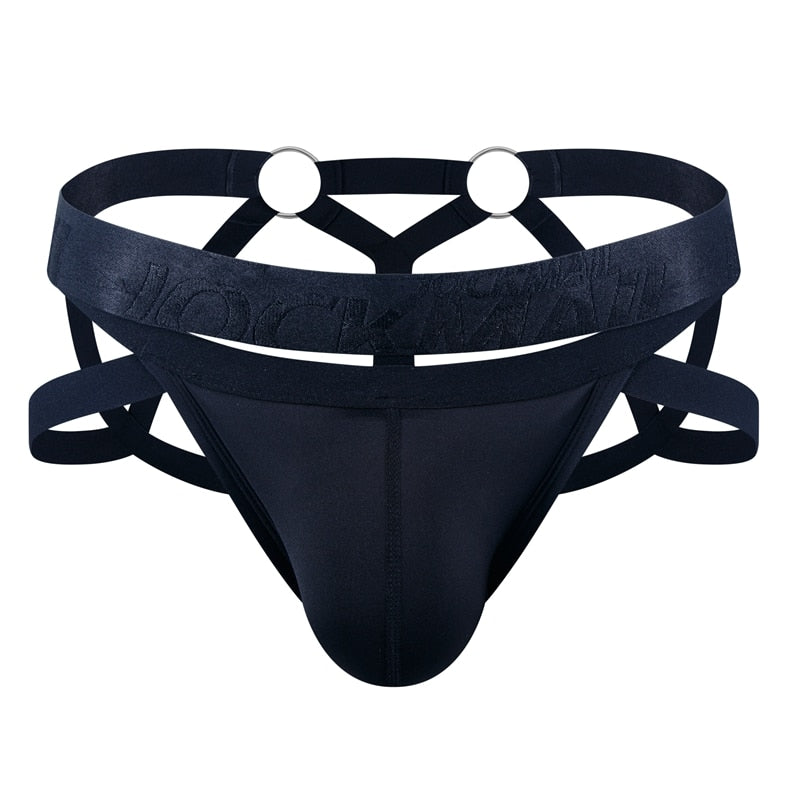 Spectrum Strapped Jock Thong (10 Colors) | dmunderwear detail image 19