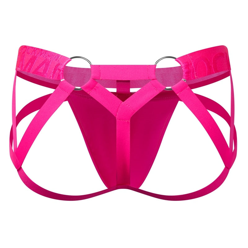 Spectrum Strapped Jock Thong (10 Colors) | dmunderwear detail image 4