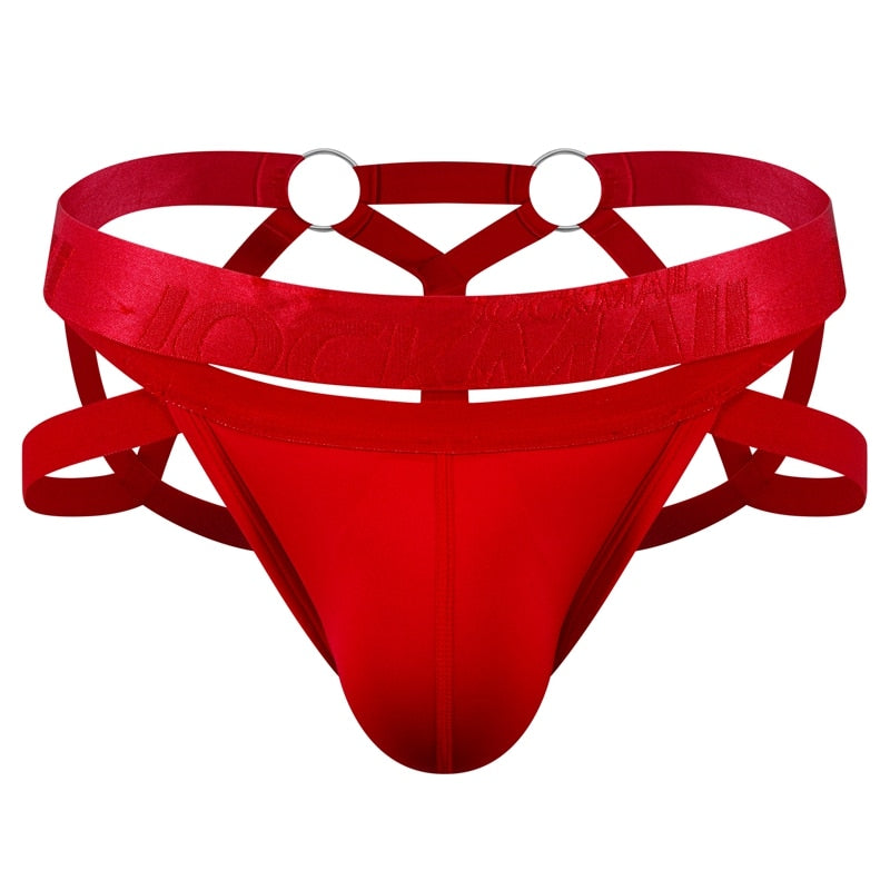 Spectrum Strapped Jock Thong (10 Colors) | dmunderwear detail image 5