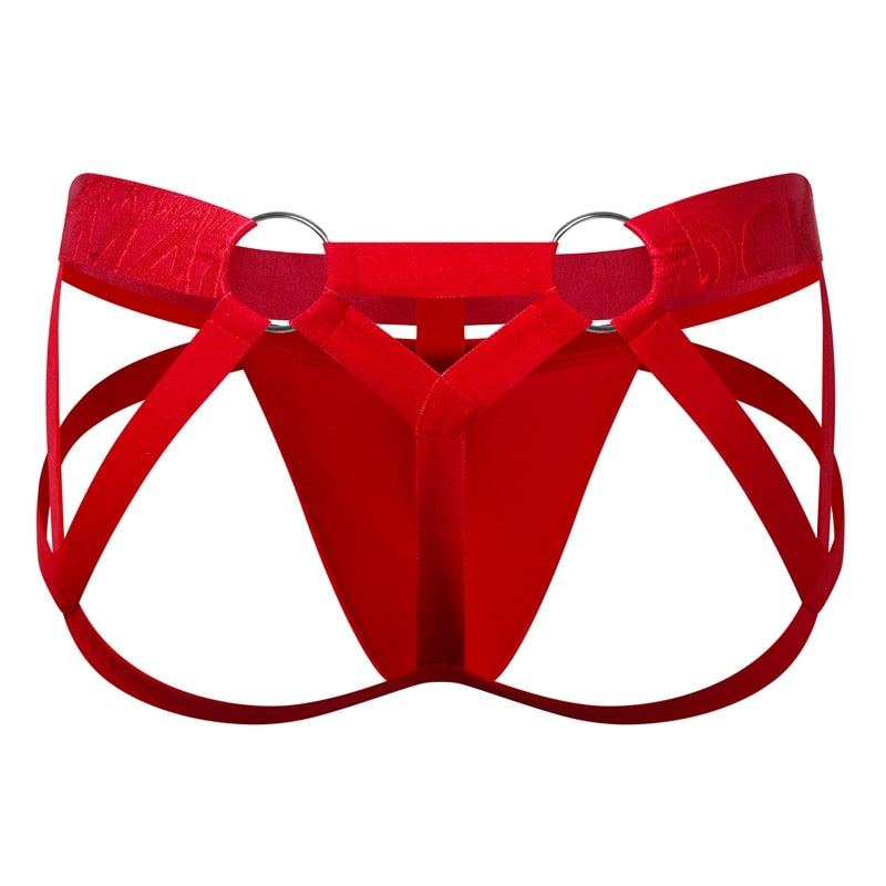 Spectrum Strapped Jock Thong (10 Colors) | dmunderwear detail image 6