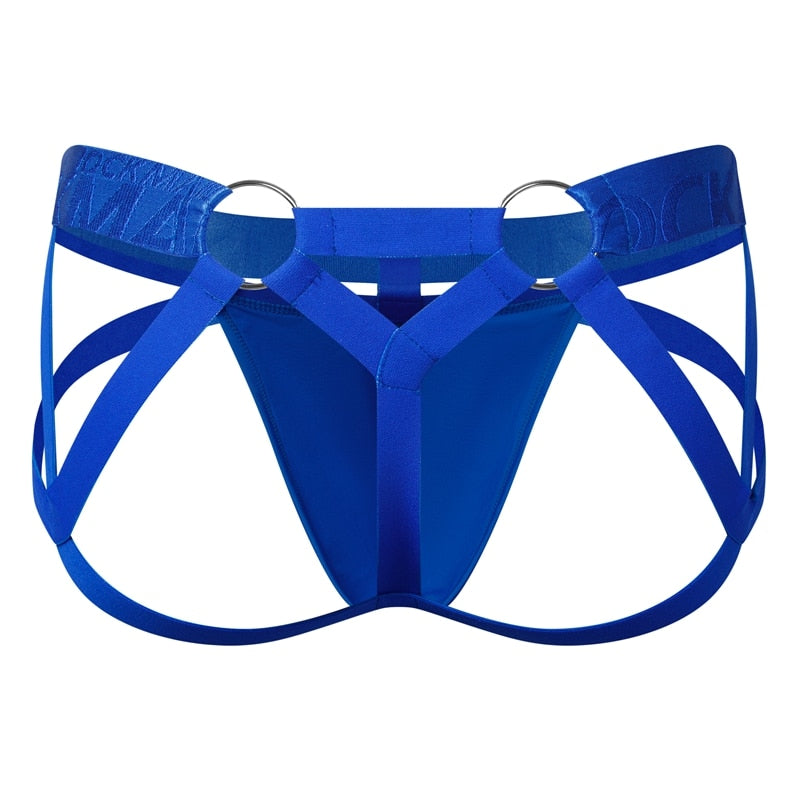 Spectrum Strapped Jock Thong (10 Colors) | dmunderwear detail image 8