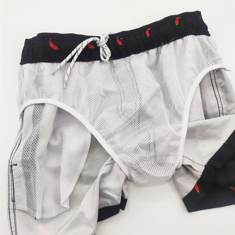 Spicy Chili Board Shorts | dmunderwear detail image 5