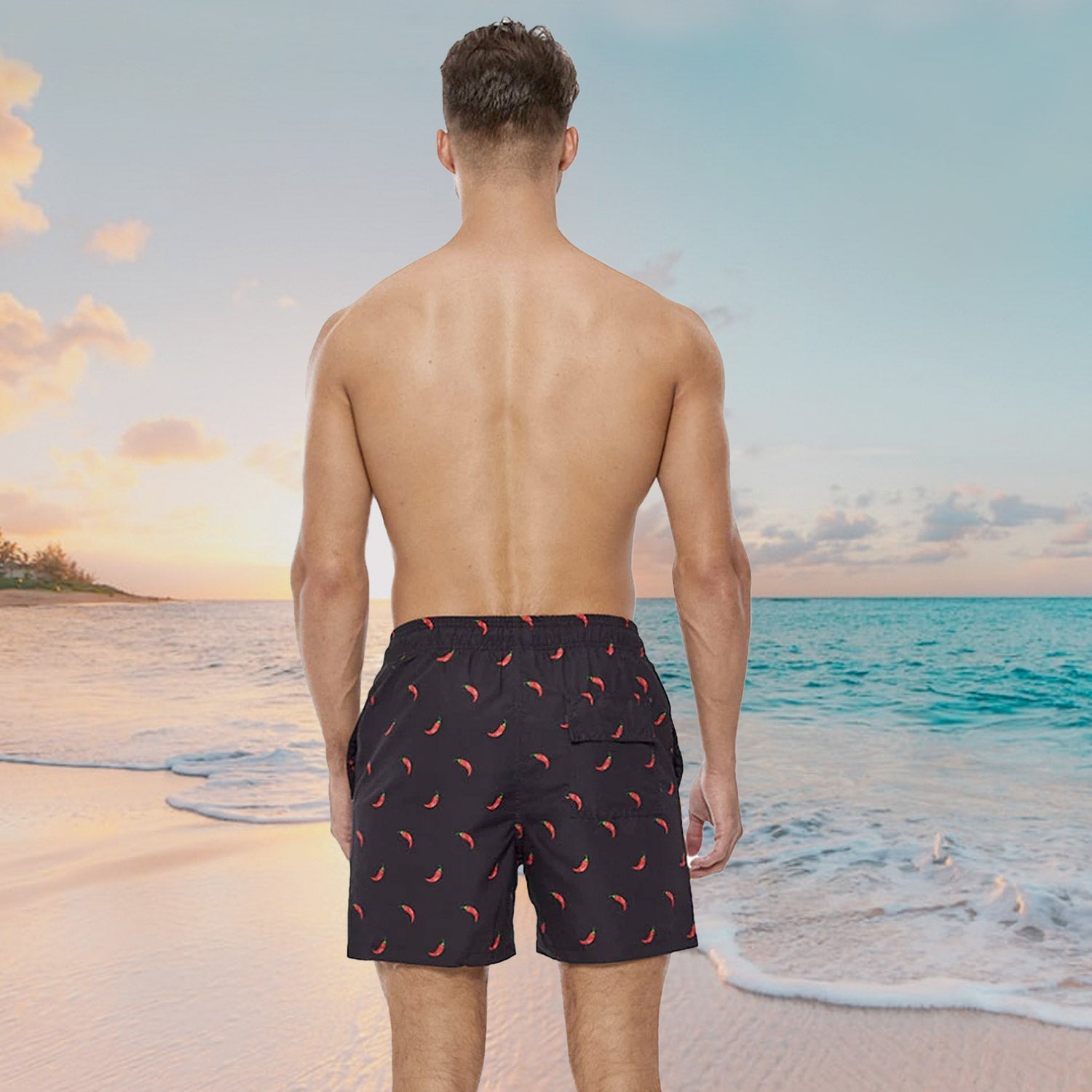 ORVLS Spicy Chili Board Shorts | dmunderwear detail image 2