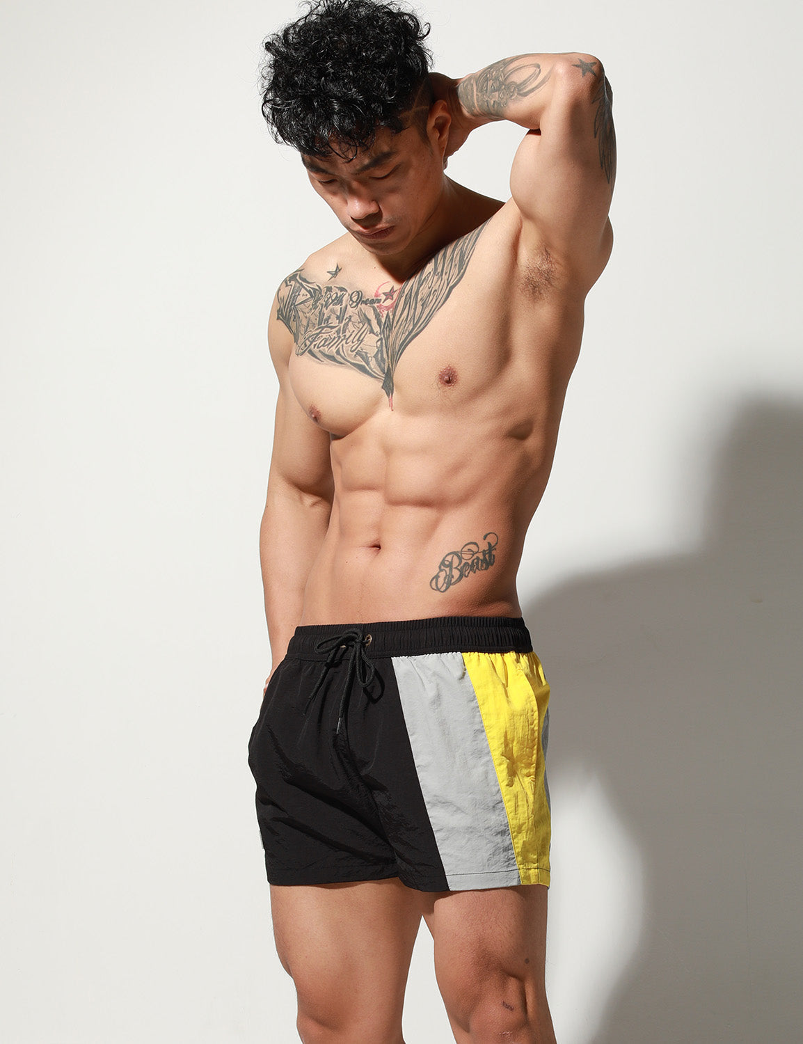 Sport Quick-Dry Beach Surf Shorts S6017 | dmunderwear detail image 13