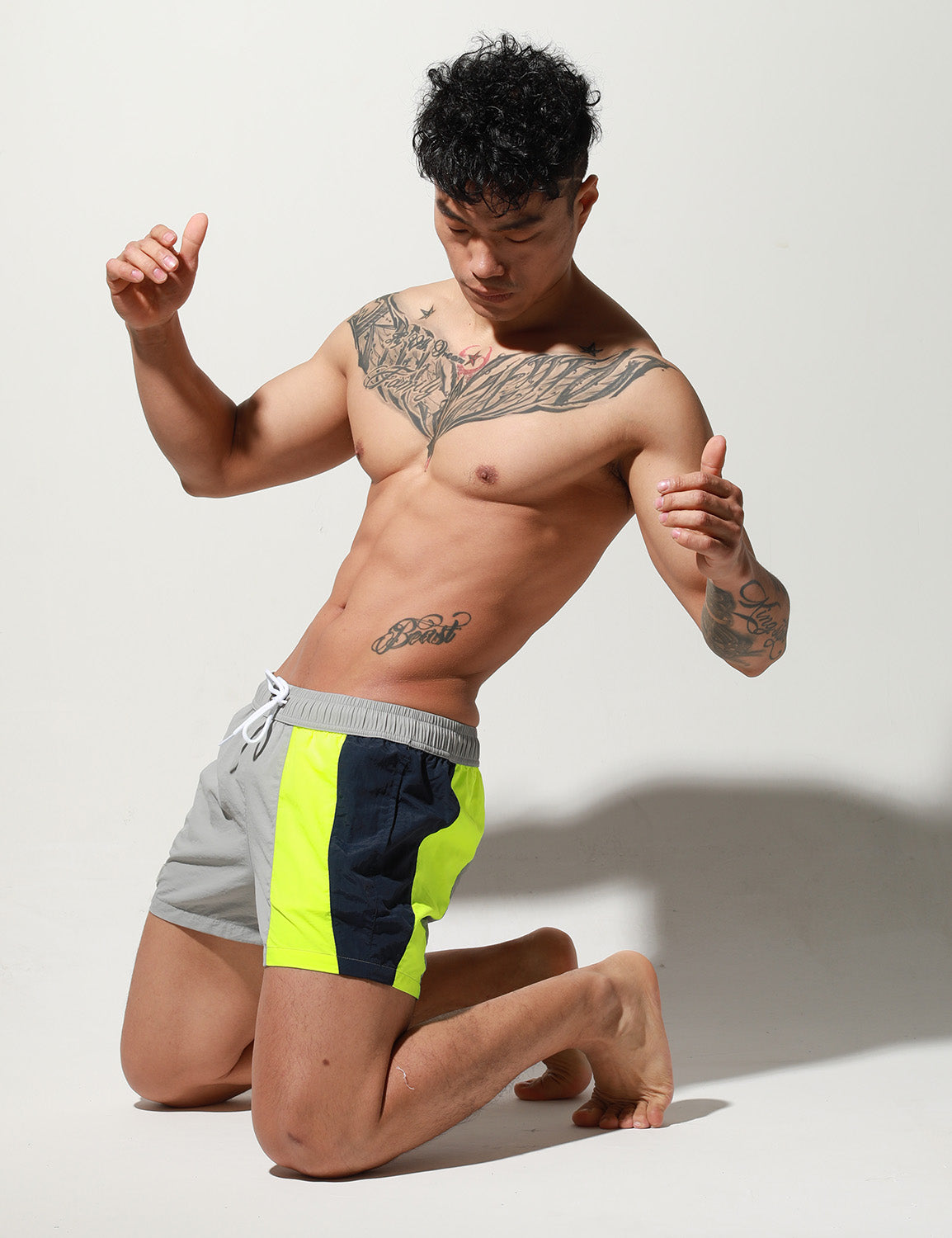 Sport Quick-Dry Beach Surf Shorts S6017 | dmunderwear detail image 9