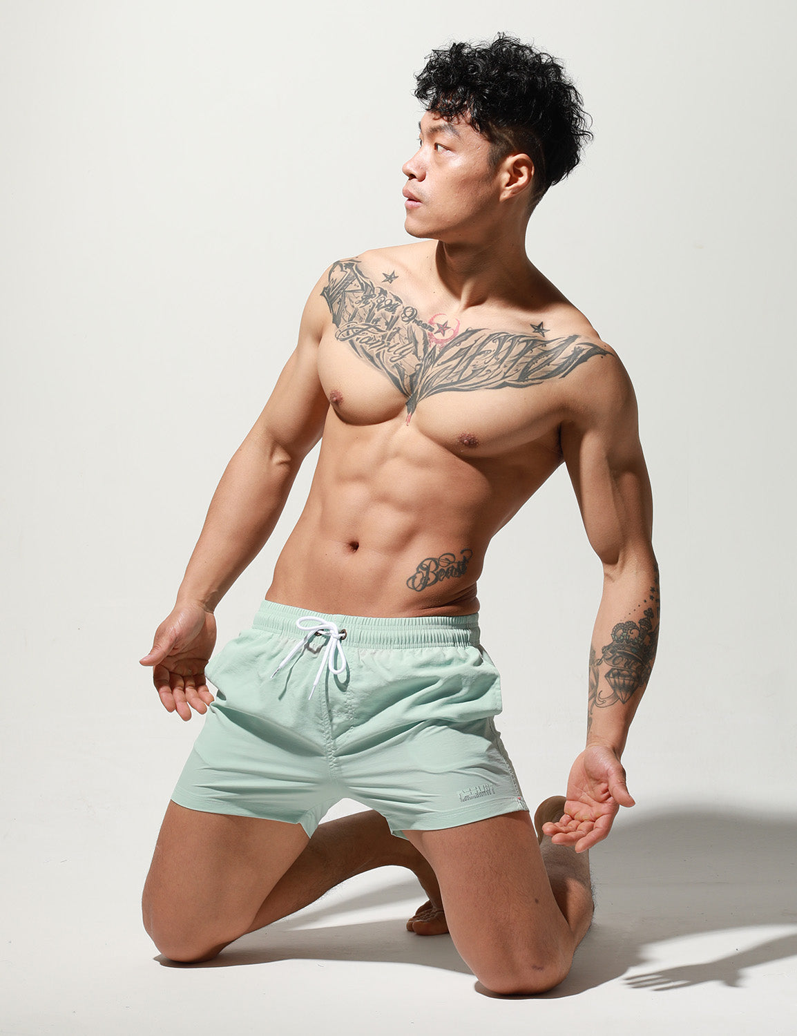 Sport Quick-Dry Beach Surf Shorts S6020 | dmunderwear detail image 10