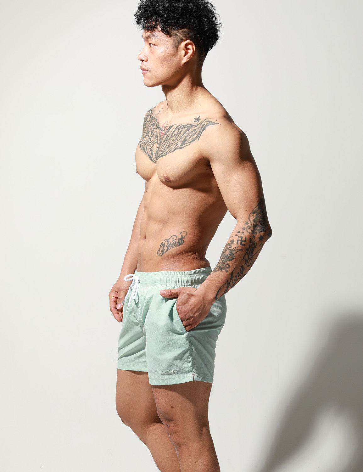 Sport Quick-Dry Beach Surf Shorts S6020 | dmunderwear detail image 8