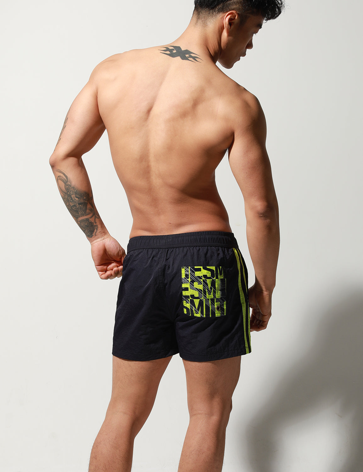 Quick-Dry Side Stripes Shorts S6022 | dmunderwear detail image 11
