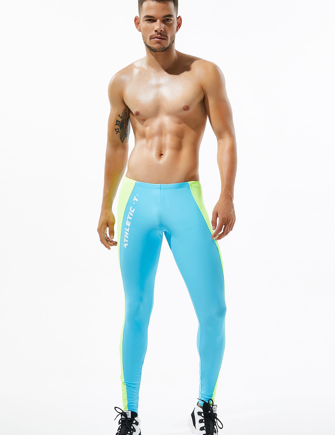 Sport Athletic Compression Tights Leggings 8601 | dmunderwear detail image 12