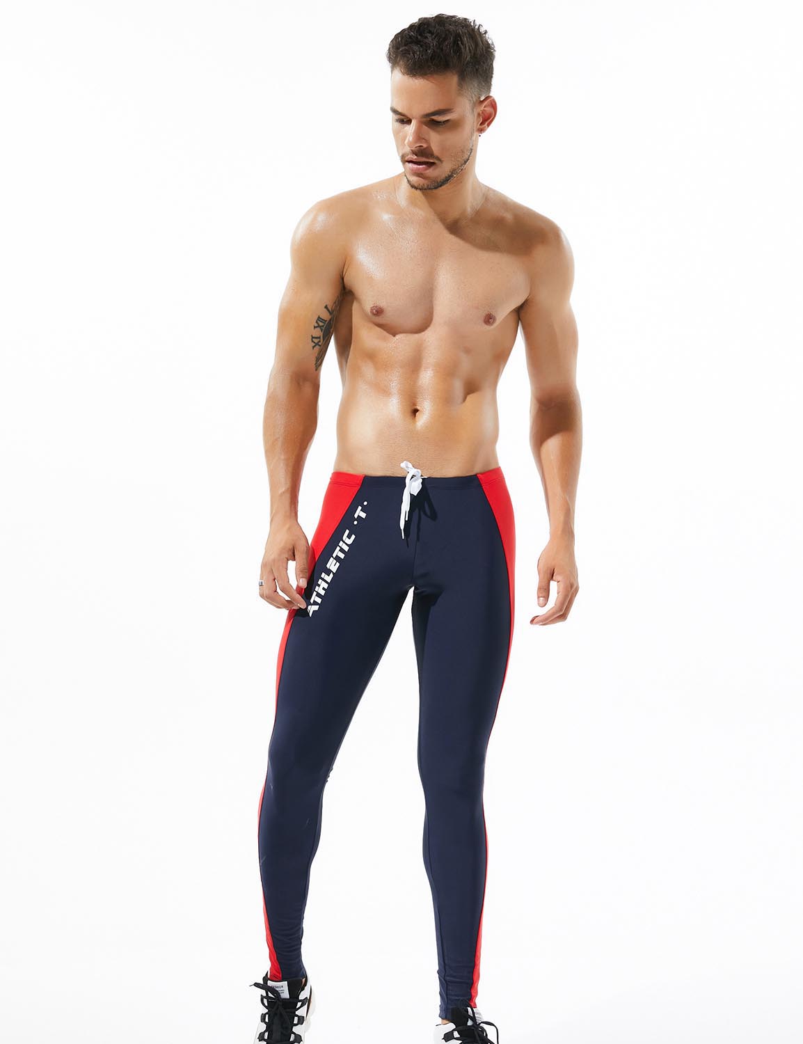 Sport Athletic Compression Tights Leggings 8601 | dmunderwear detail image 19