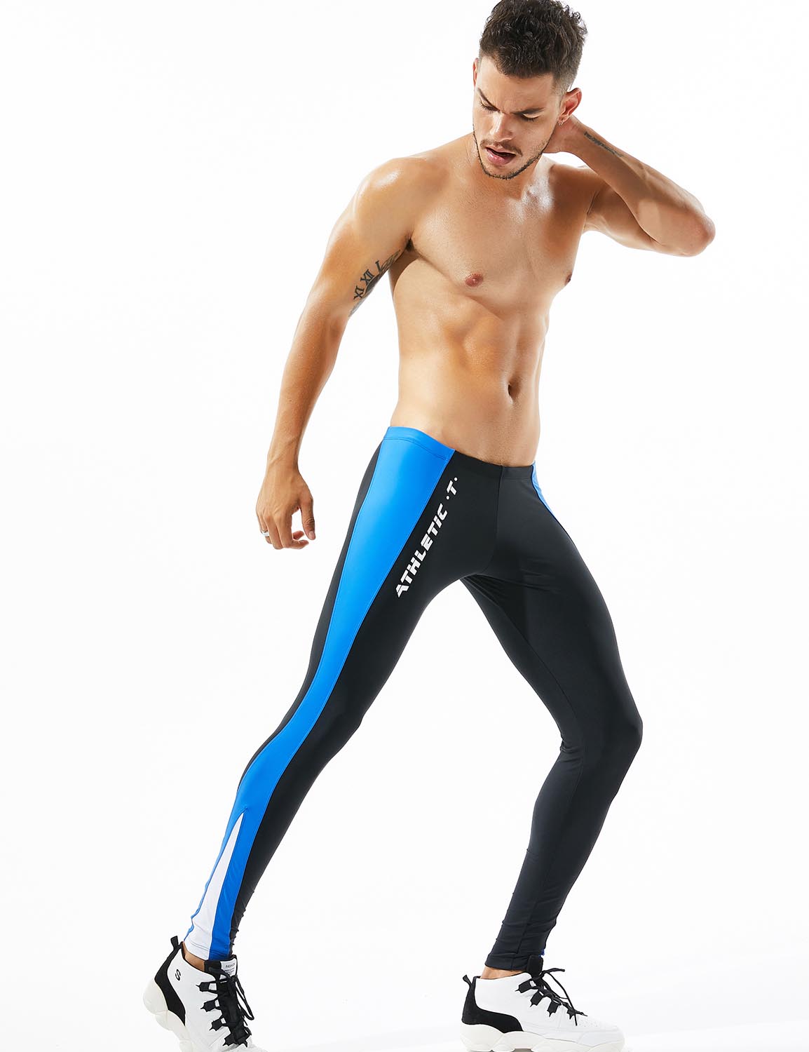 Sport Athletic Compression Tights Leggings 8601 | dmunderwear detail image 20