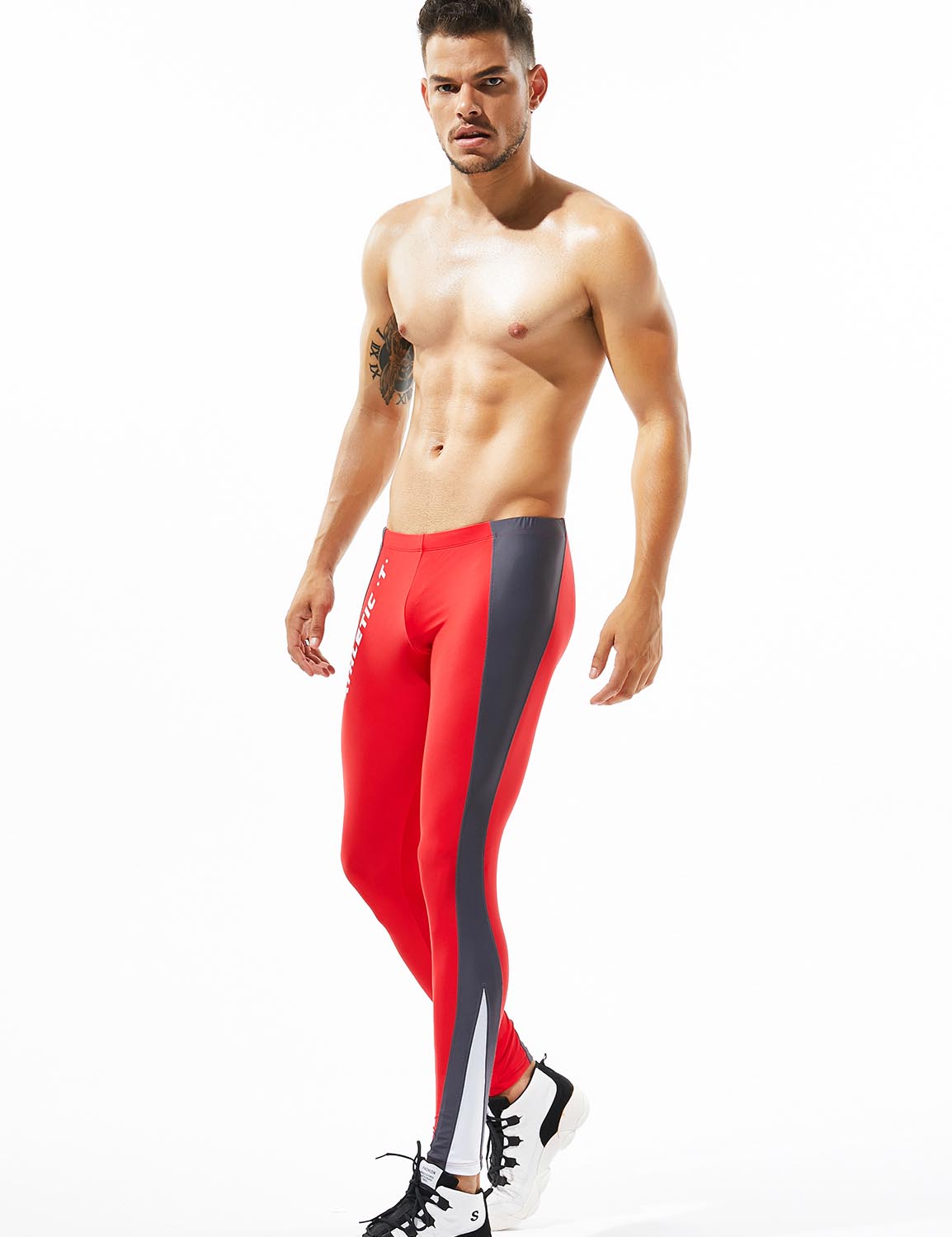 Sport Athletic Compression Tights Leggings 8601 | dmunderwear detail image 9