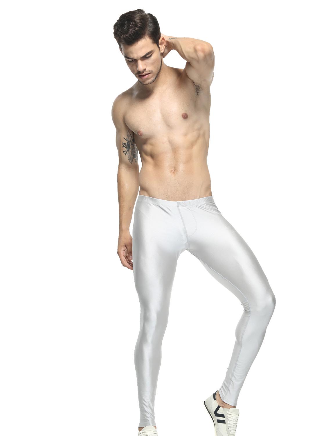 Sport Compression Shiny Tights Leggings 60611 | dmunderwear detail image 13