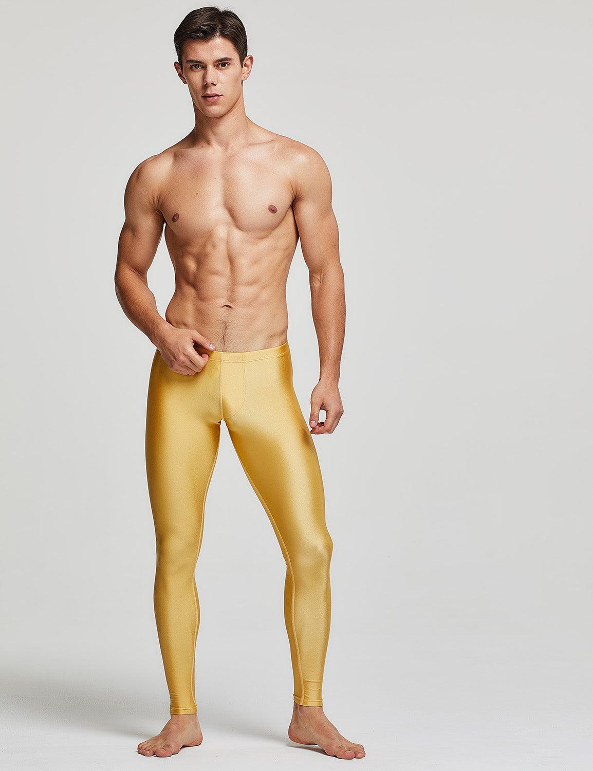 Sport Compression Shiny Tights Leggings 60611 | dmunderwear detail image 2