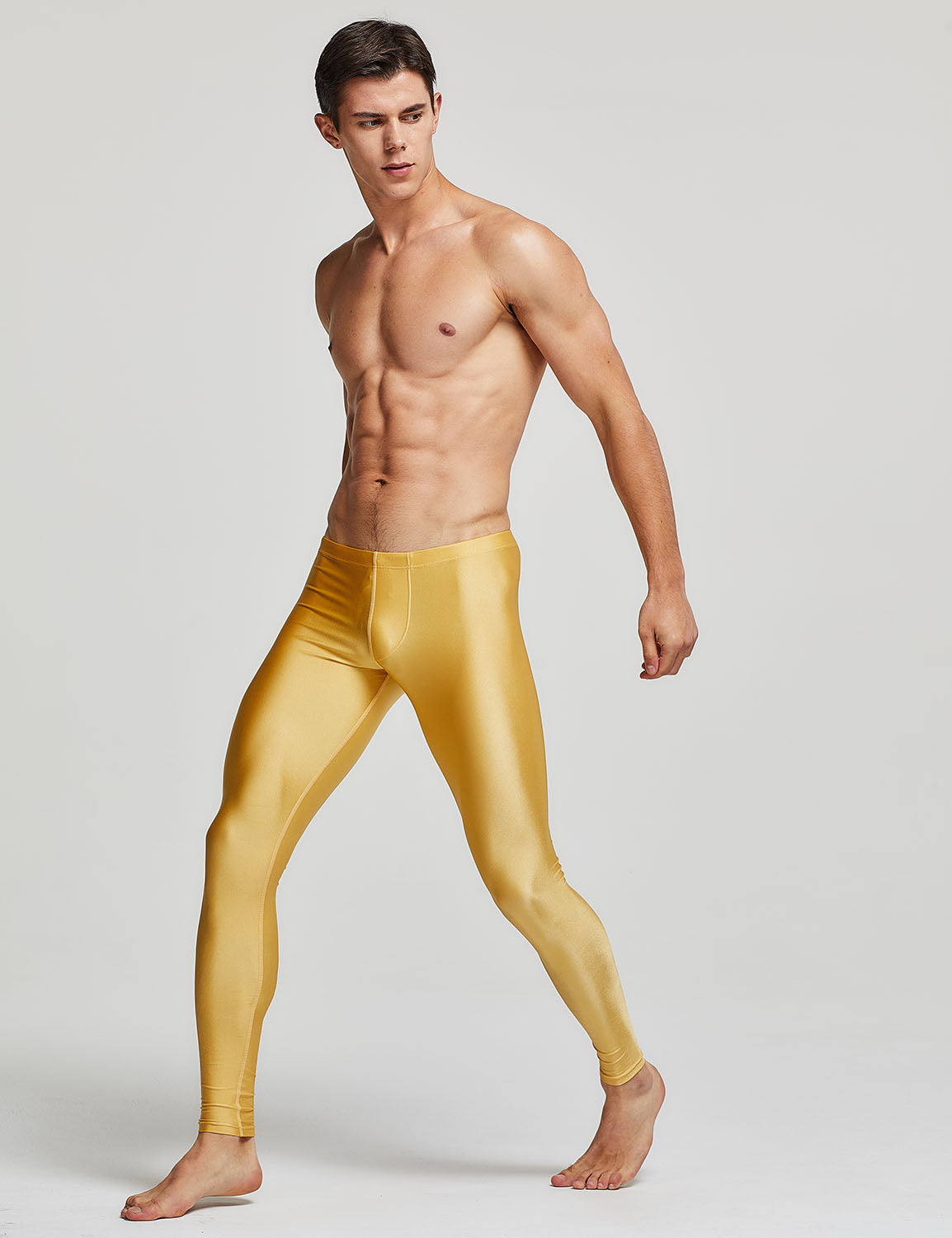 Sport Compression Shiny Tights Leggings 60611 | dmunderwear detail image 7