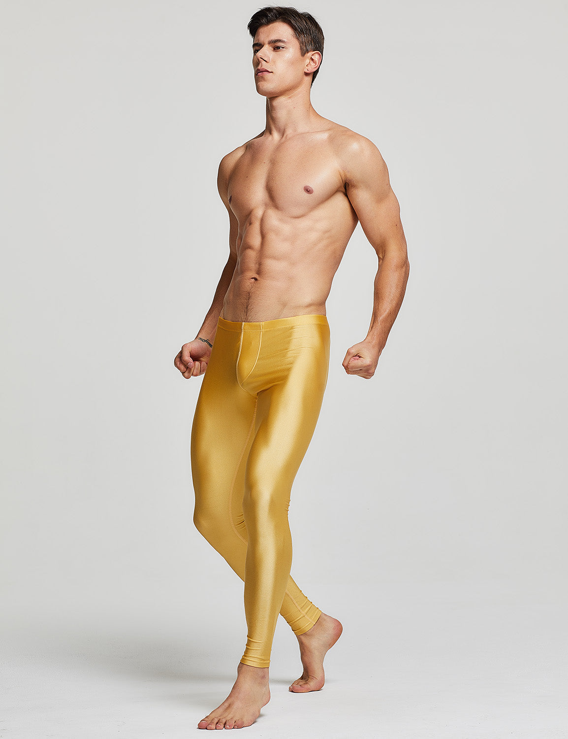 Sport Compression Shiny Tights Leggings 60611 | dmunderwear detail image 8