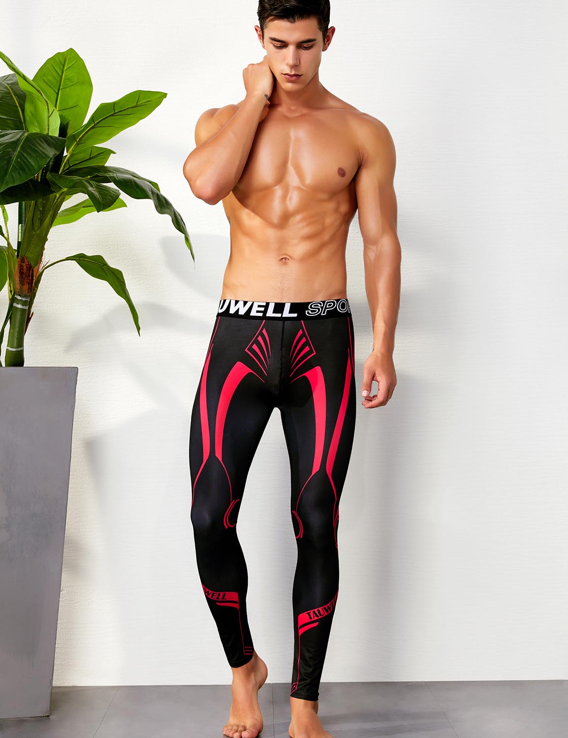 Sport Compression Tights Leggings 9602 | dmunderwear detail image 12