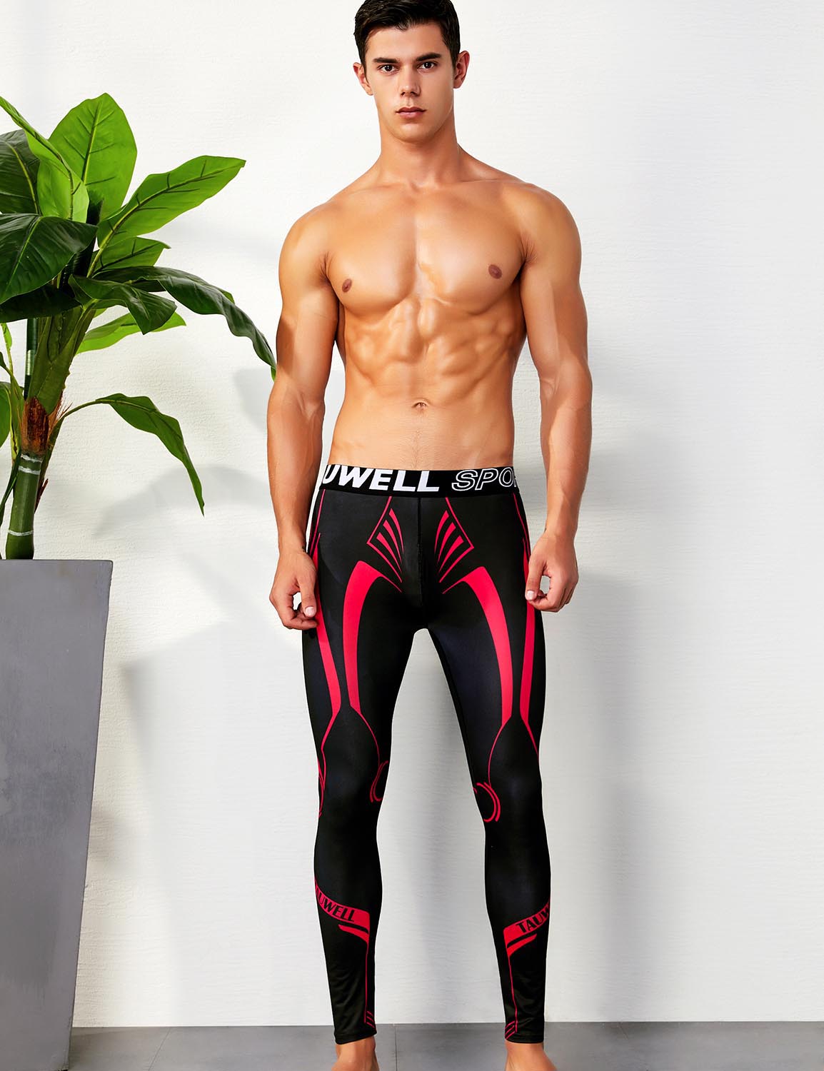 Sport Compression Tights Leggings 9602 | dmunderwear detail image 13