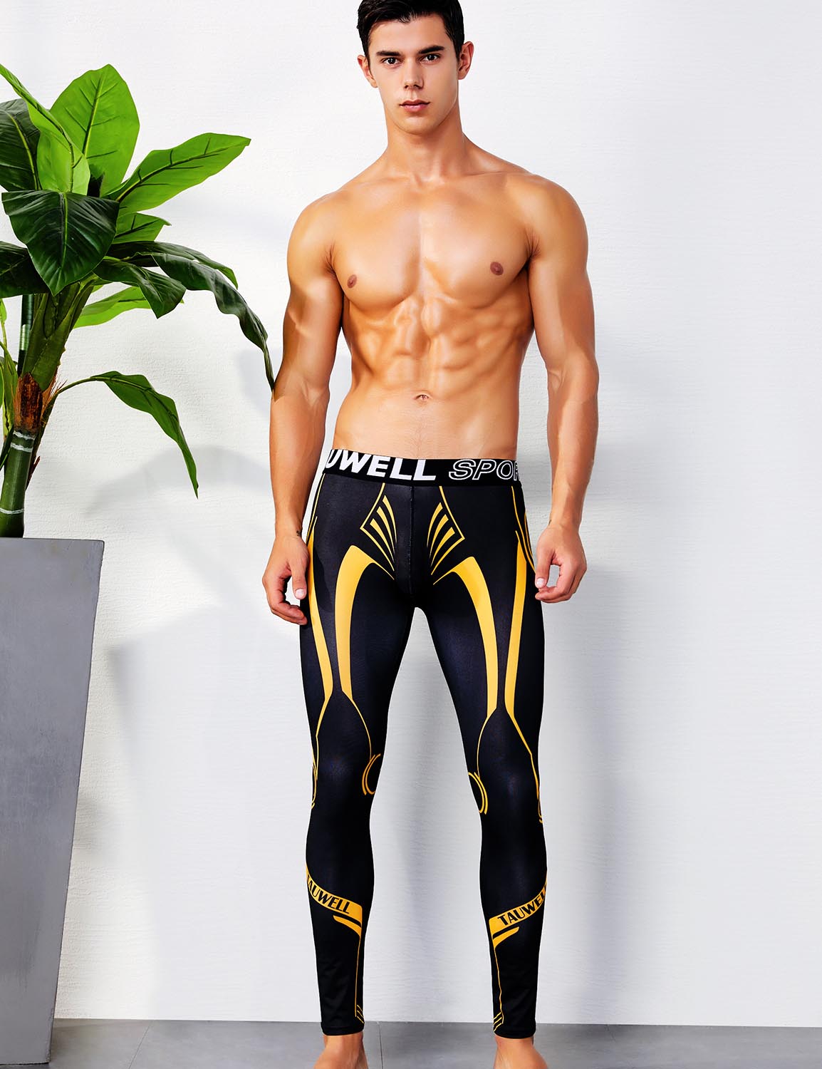 Sport Compression Tights Leggings 9602 | dmunderwear detail image 7