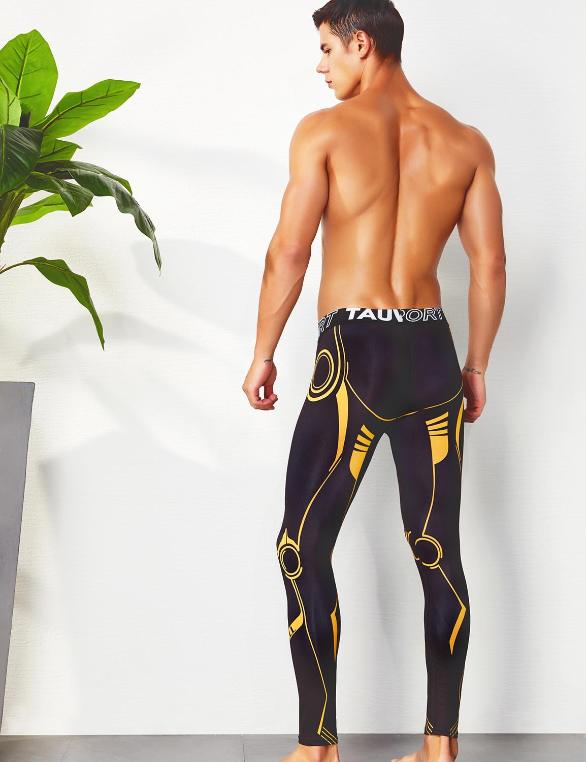 Sport Compression Tights Leggings 9602 | dmunderwear detail image 8