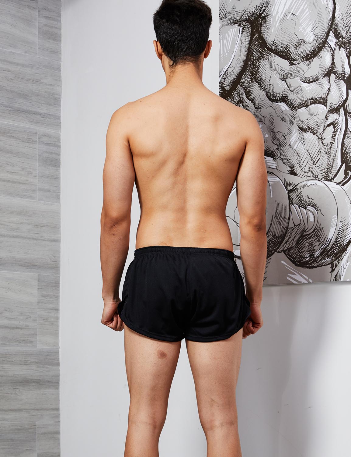 Sport Running Training Sprint Shorts 20603 | dmunderwear detail image 14