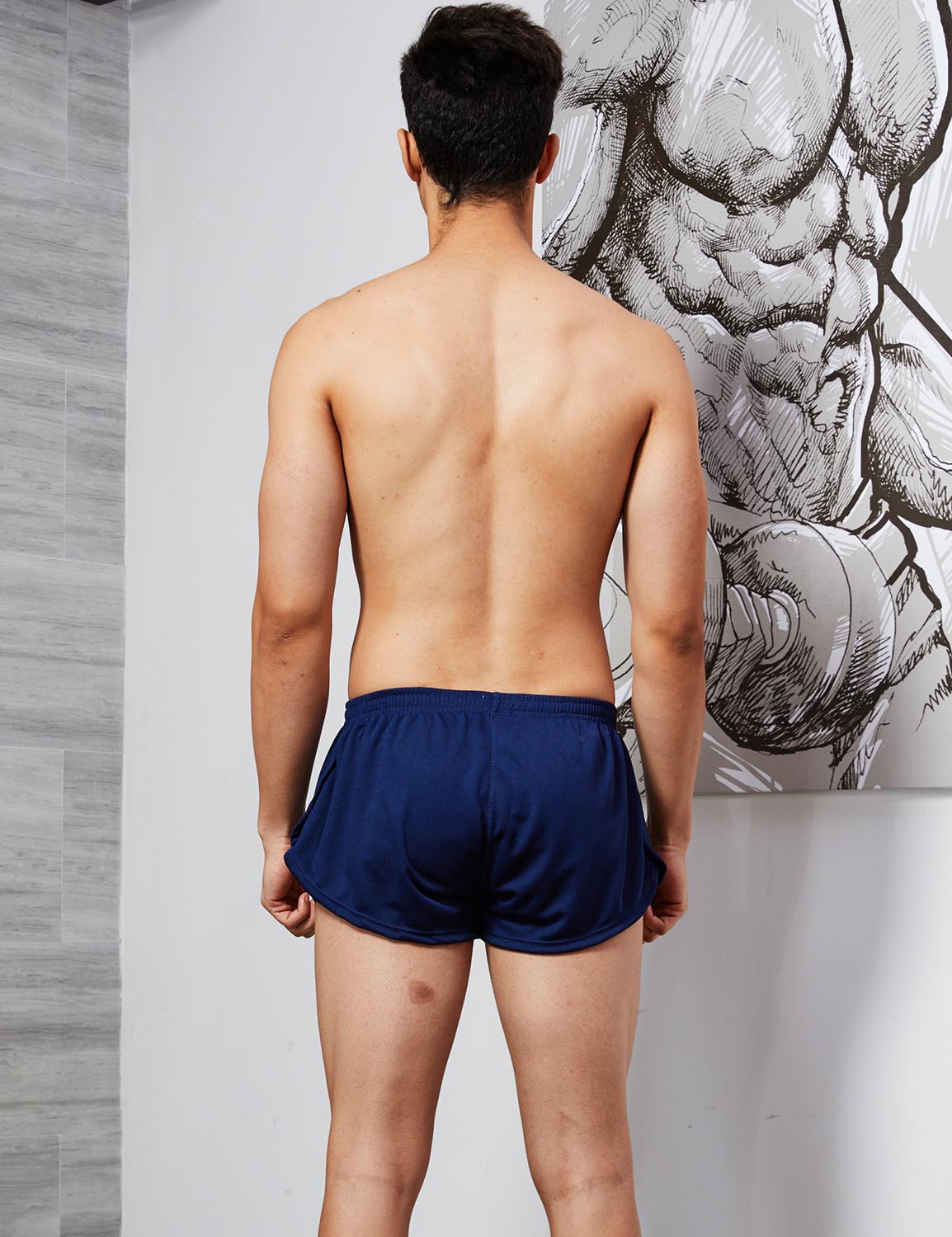 Sport Running Training Sprint Shorts 20603 | dmunderwear detail image 3