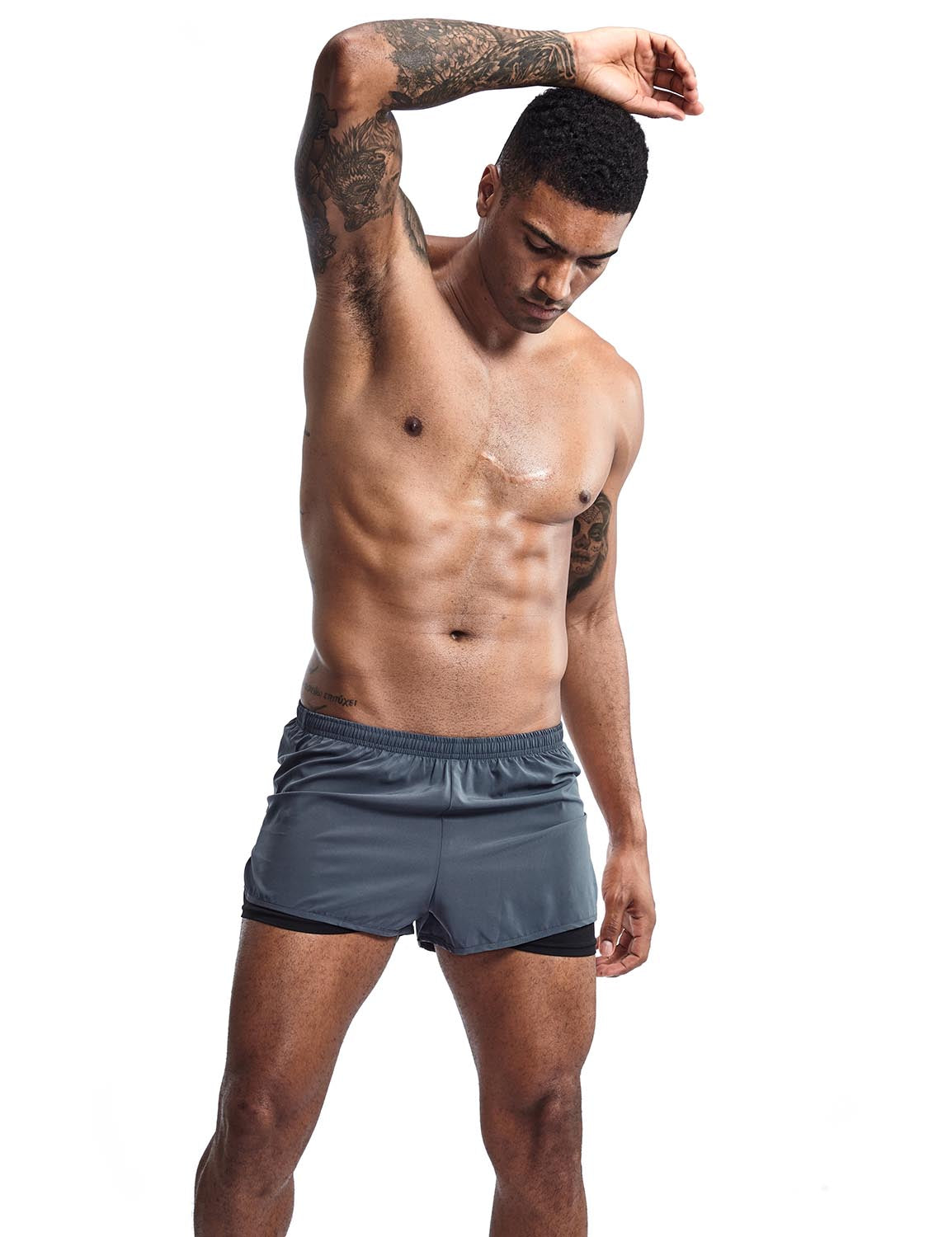 Sport 2 in 1 Shorts 9501 | dmunderwear detail image 4