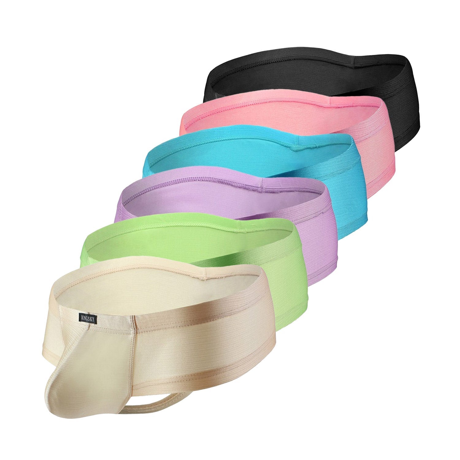 Buns Out Square Cut Boxer Briefs 6-Pack | dmunderwear
