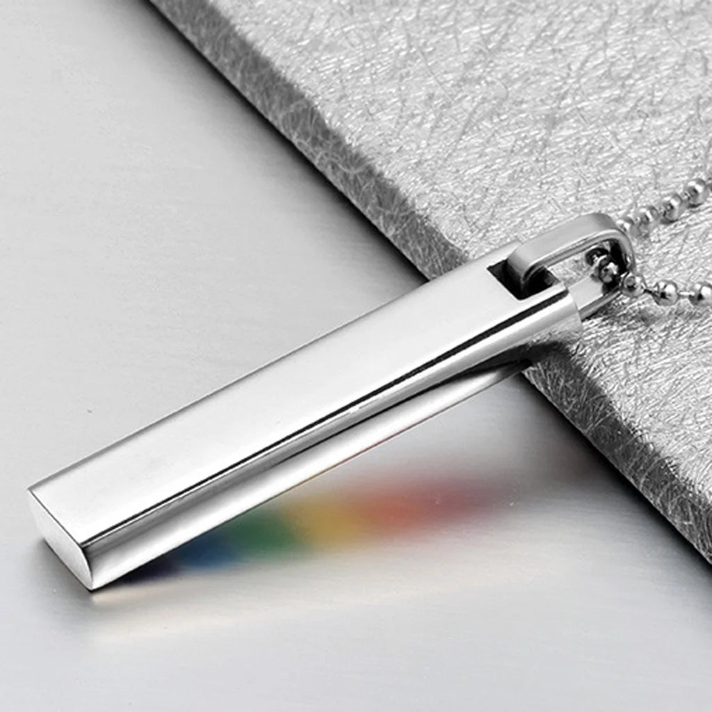 Stacked Rainbow Pride Necklace | dmunderwear detail image 2