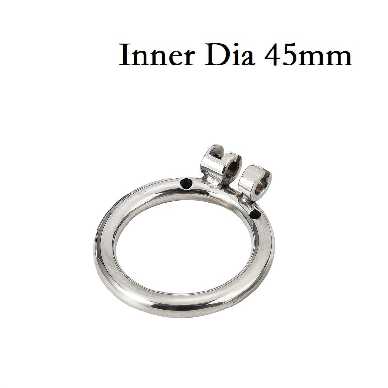 Stainless Steel Caged Lion Chastity Lock With Key | dmunderwear detail image 13