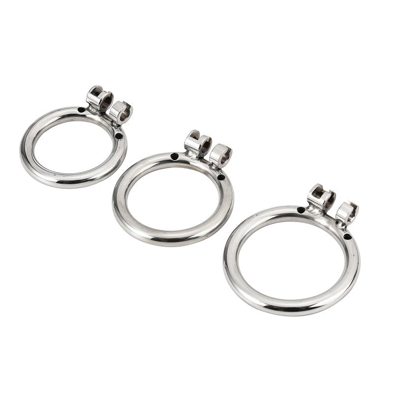 Stainless Steel Caged Lion Chastity Lock With Key | dmunderwear detail image 15