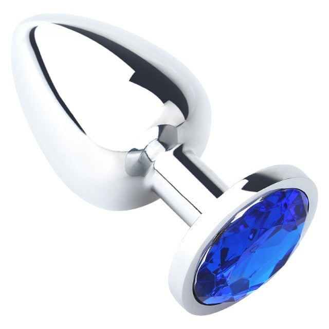 Stainless Steel Jewel Butt Plug | dmunderwear