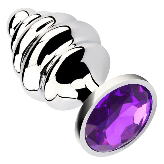 Stainless Steel Jewel Butt Plug | dmunderwear detail image 2