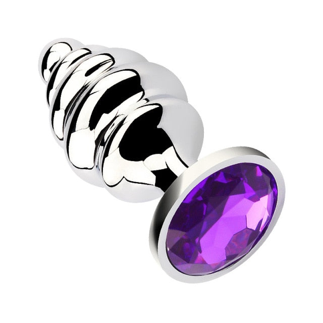 Stainless Steel Jewel Butt Plug | dmunderwear detail image 3
