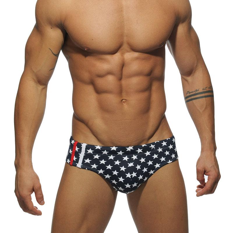 ORVLS Stars + Stripes Swim Briefs | dmunderwear detail image 3